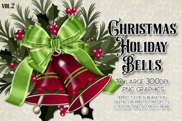 Download Christmas Bell Holiday Graphics Set 2 - Holiday graphics Collection