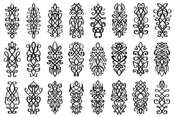 Download Abstract Calligraphic Vintage Designs - Vintage designs Collection